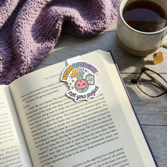 "Not your project” – Quirky Neurodiversity sticker for ADHD & Autistic brains