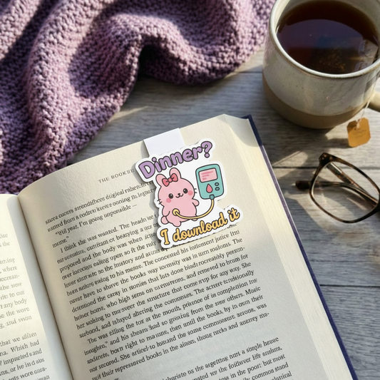 "Download” – Quirky Neurodiversity sticker for ADHD & Autistic brains