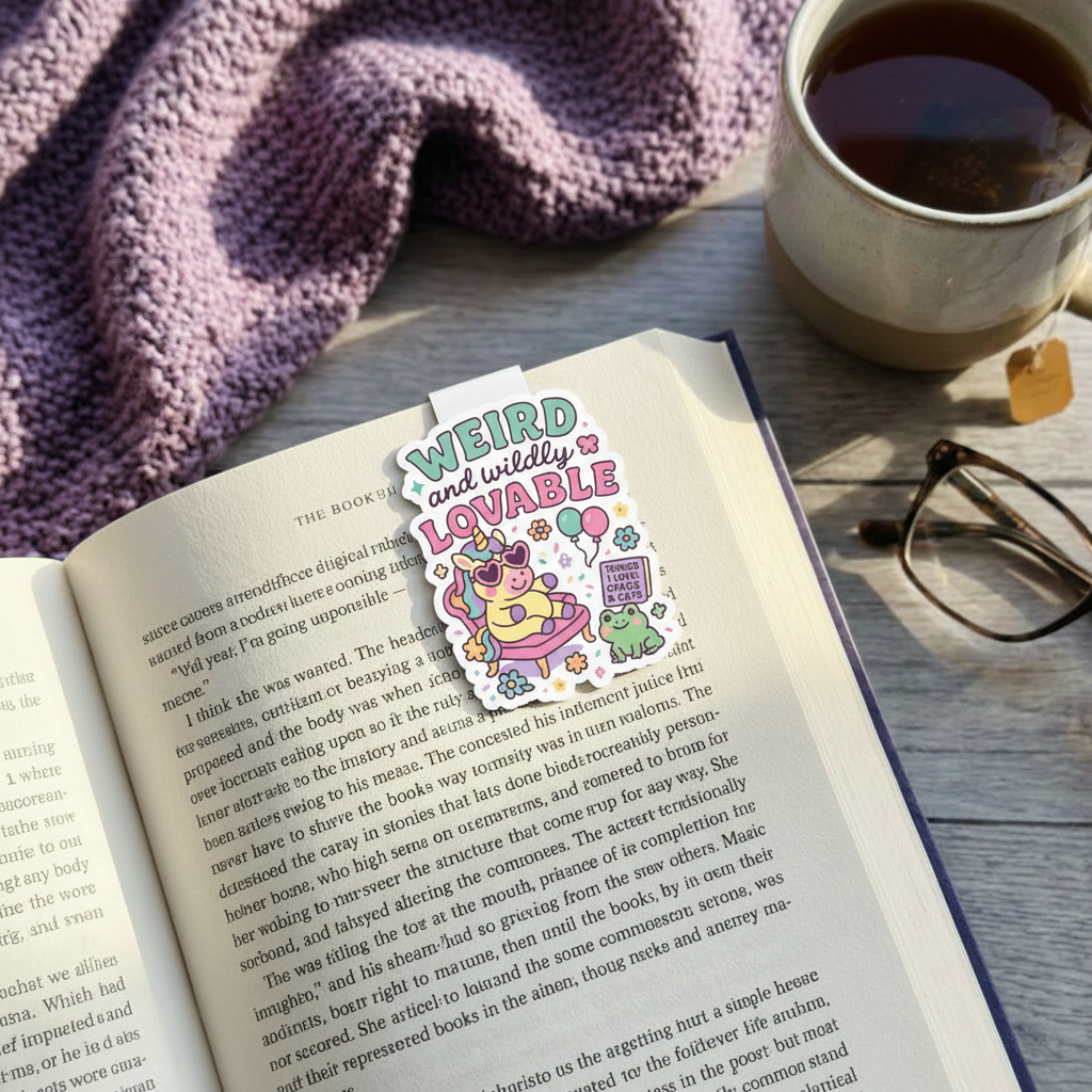 "Weird and wildly lovable” – Quirky Neurodiversity sticker for ADHD & Autistic brains