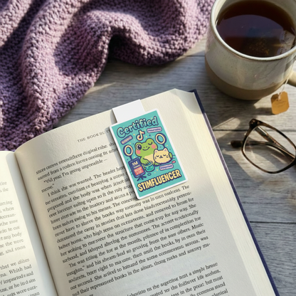 "Certified stimfluencer” – Quirky Neurodiversity sticker for ADHD & Autistic brains