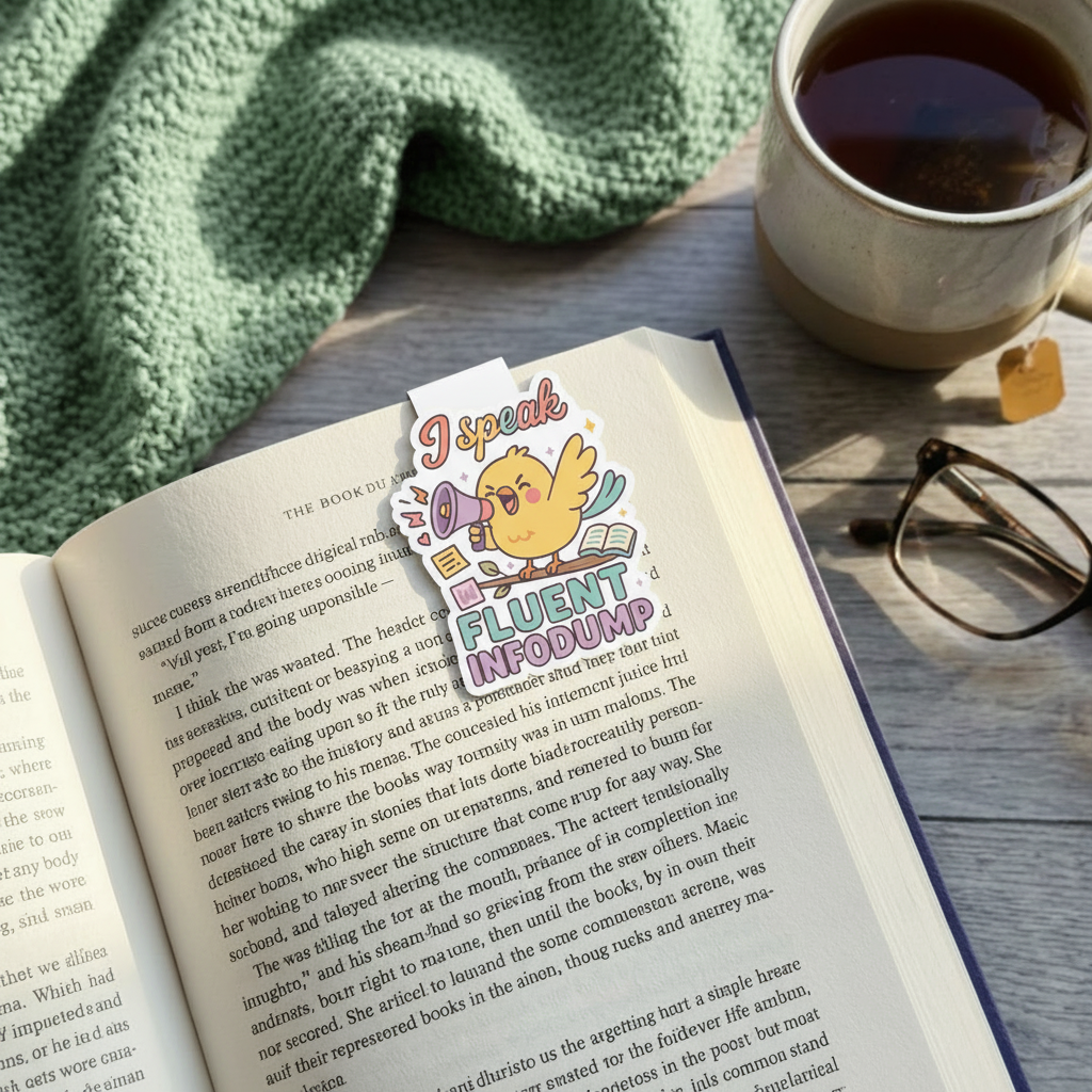 "Fluent infodump” – Quirky Neurodiversity sticker for ADHD & Autistic brains