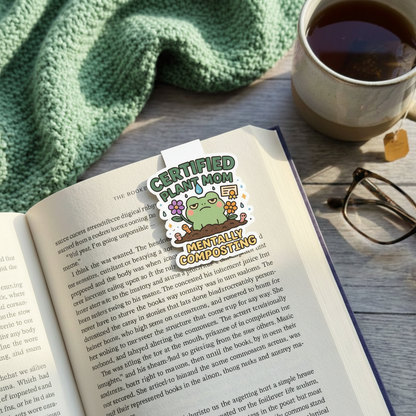 "Certified plant mom” – Quirky Neurodiversity sticker for ADHD & Autistic brains