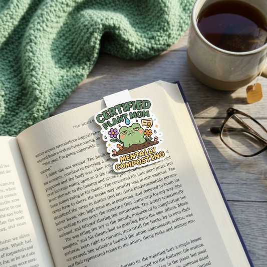 "Certified plant mom” – Quirky Neurodiversity sticker for ADHD & Autistic brains