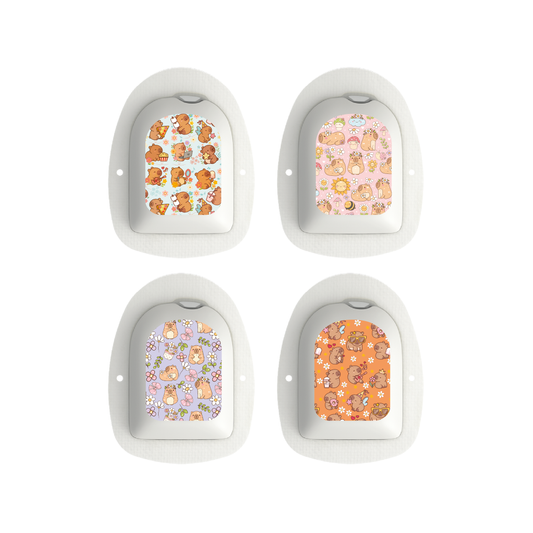 "Oh Capy Days!" - Omnipod Pod Stickers & Temporary Tattoos