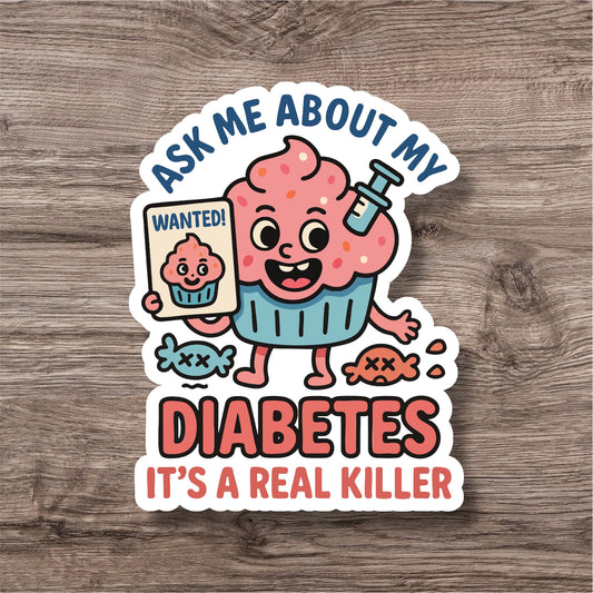 Diabetes type 1 killer pancreas personal sticker