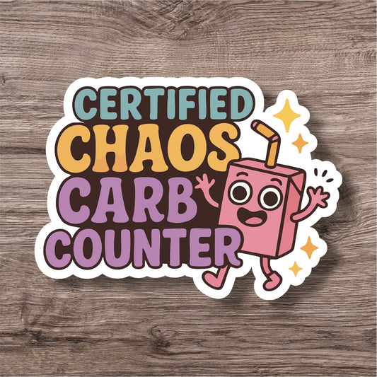 Type 1 diabetes carbs pancreas dysfunction personal sticker