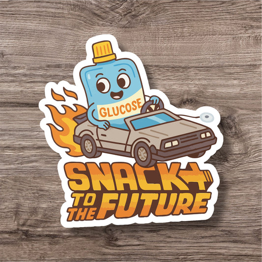 Type 1 diabetes glucose snack personal sticker