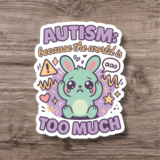 Autism neurodivergent personal sticker
