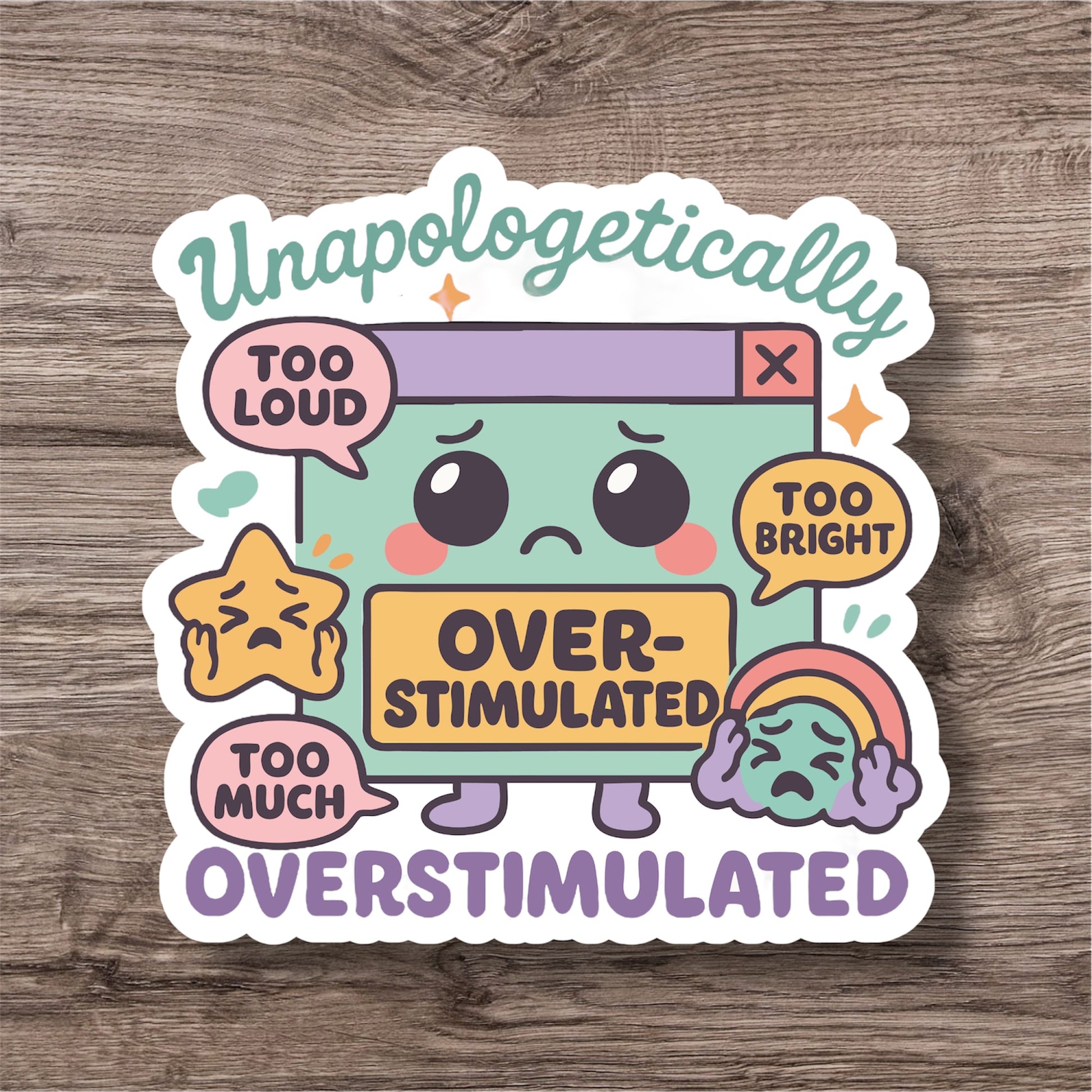 Autism adhd personal sticker