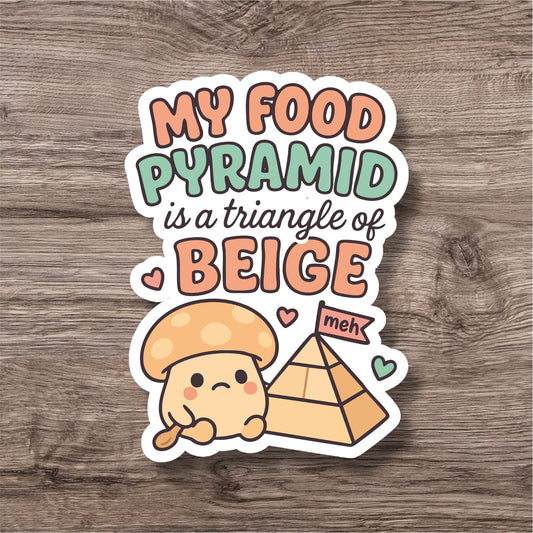 Autism arfid food preferences personal sticker