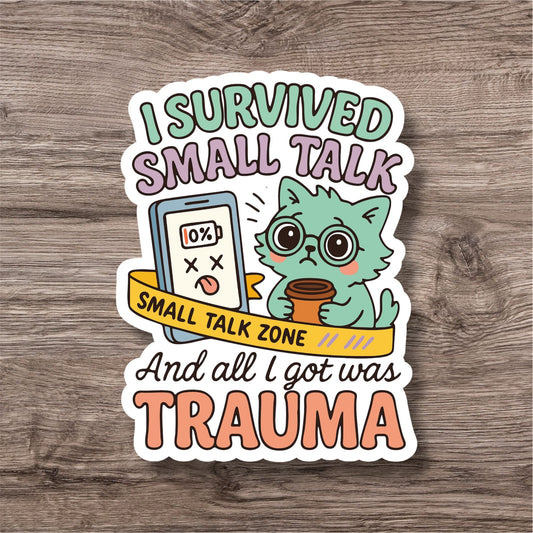 Autism mental health anxiety personal sticker