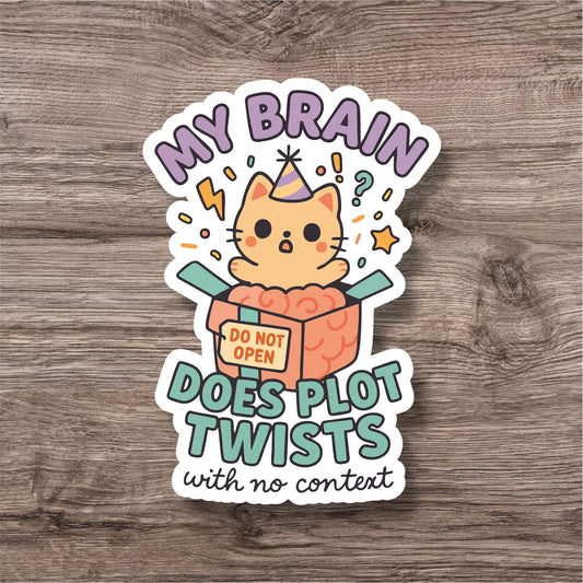 Autism adhd audhd brain circus personal sticker