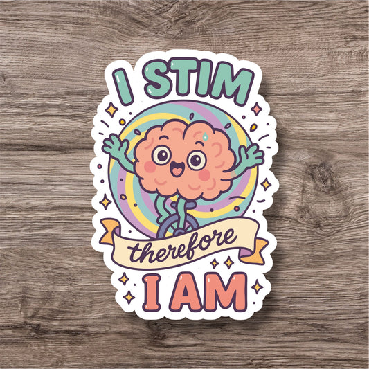 Autism stimming personal sticker