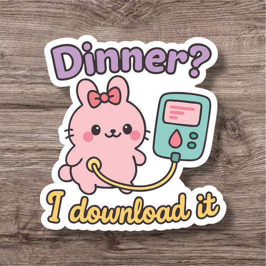 Autism arfid tubie gastrostomy personal sticker
