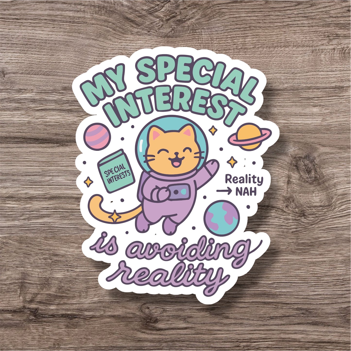 Autism adhd neurodiversity personal sticker