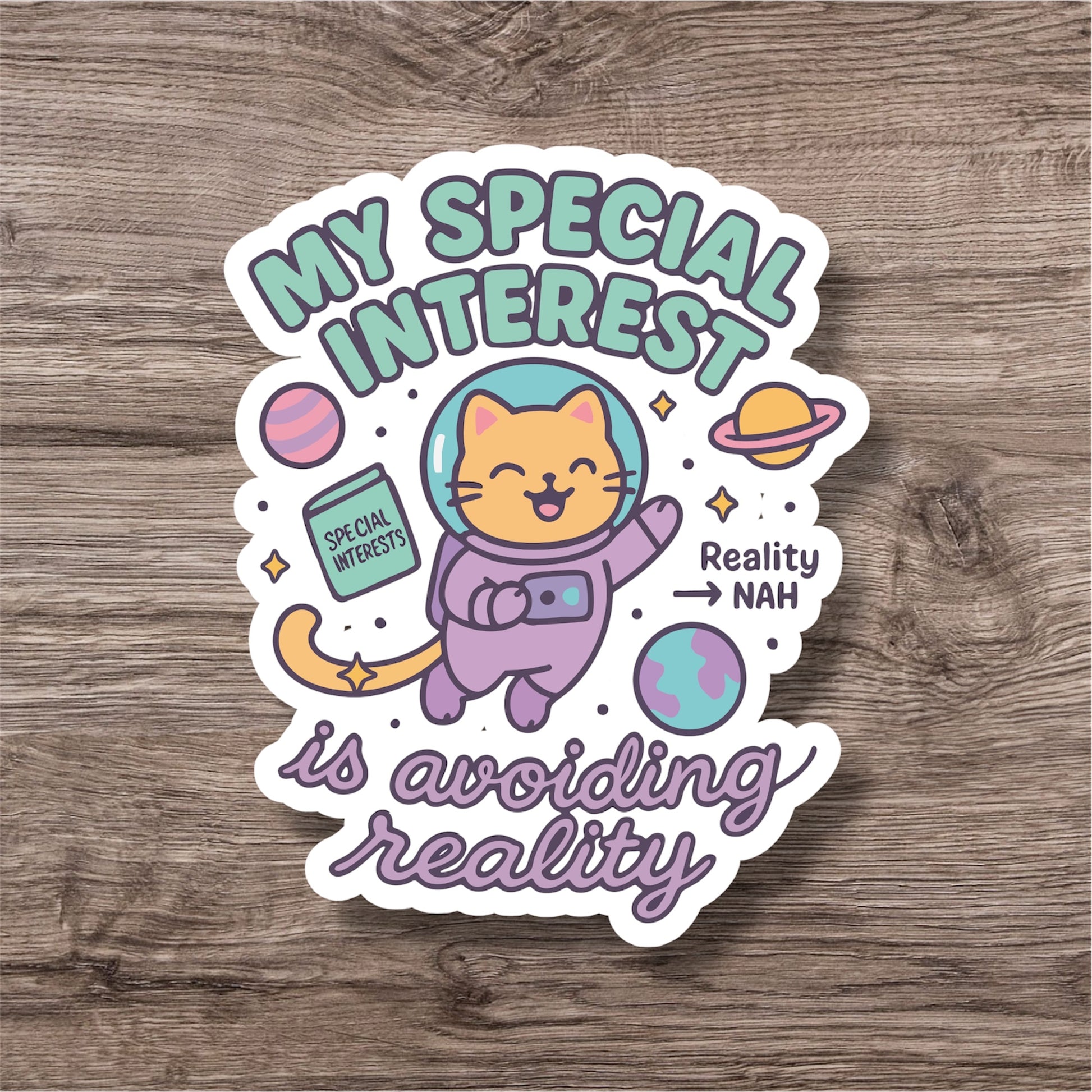 Autism adhd neurodiversity personal sticker
