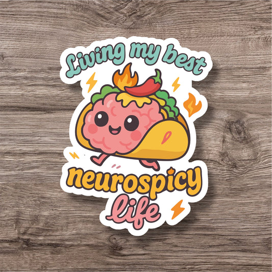 Autism adhd audhd neurospicy personal sticker