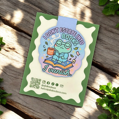 “Mentally Booked” – Magnetic Bookmark for Neurodivergent Book Lovers