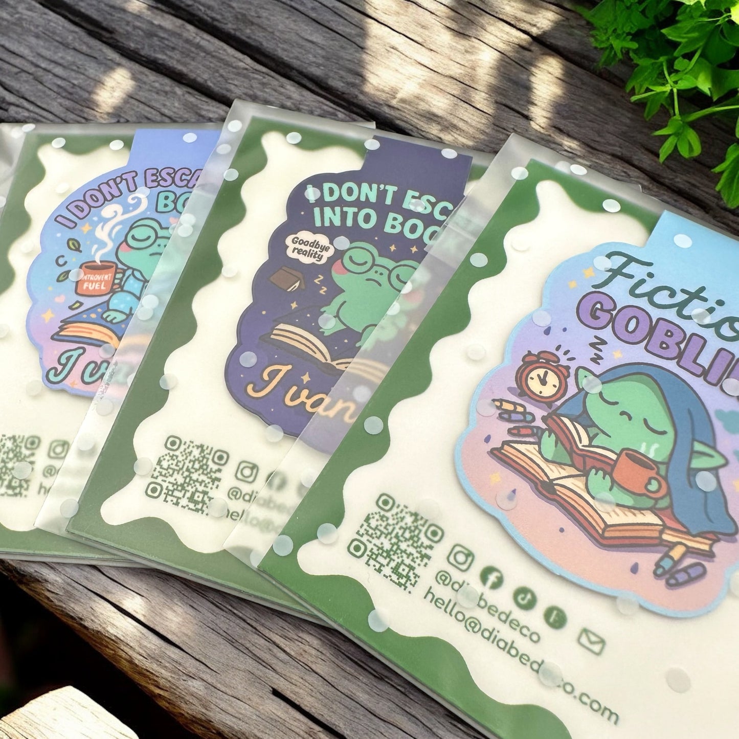 “Mentally Booked” – Magnetic Bookmark for Neurodivergent Book Lovers