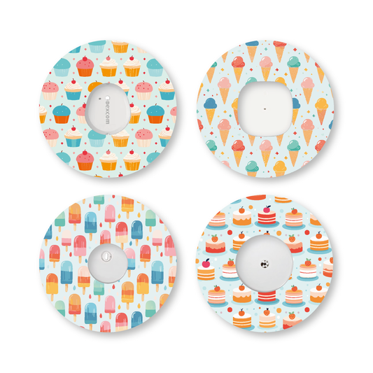 “Sweet Delights” - Waterproof CGM Overpatches for Dexcom, Libre, Medtronic & Medtrum