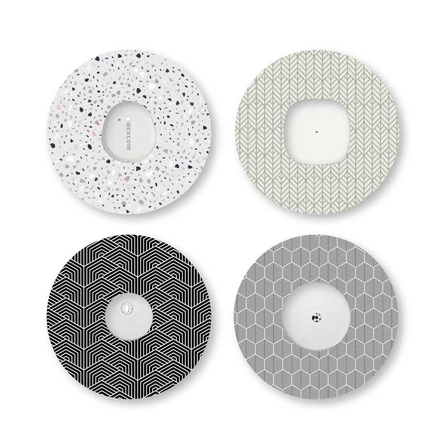 “Monochromatic” - Waterproof CGM Overpatches for Dexcom, Libre, Medtronic & Medtrum