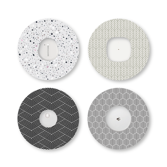 “Monochromatic” - Waterproof CGM Overpatches for Dexcom, Libre, Medtronic & Medtrum