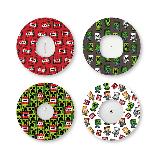 “Creeper World” - Waterproof CGM Overpatches for Dexcom, Libre, Medtronic & Medtrum