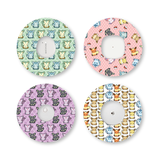 “Pixel Critters” - Waterproof CGM Overpatches for Dexcom, Libre, Medtronic & Medtrum