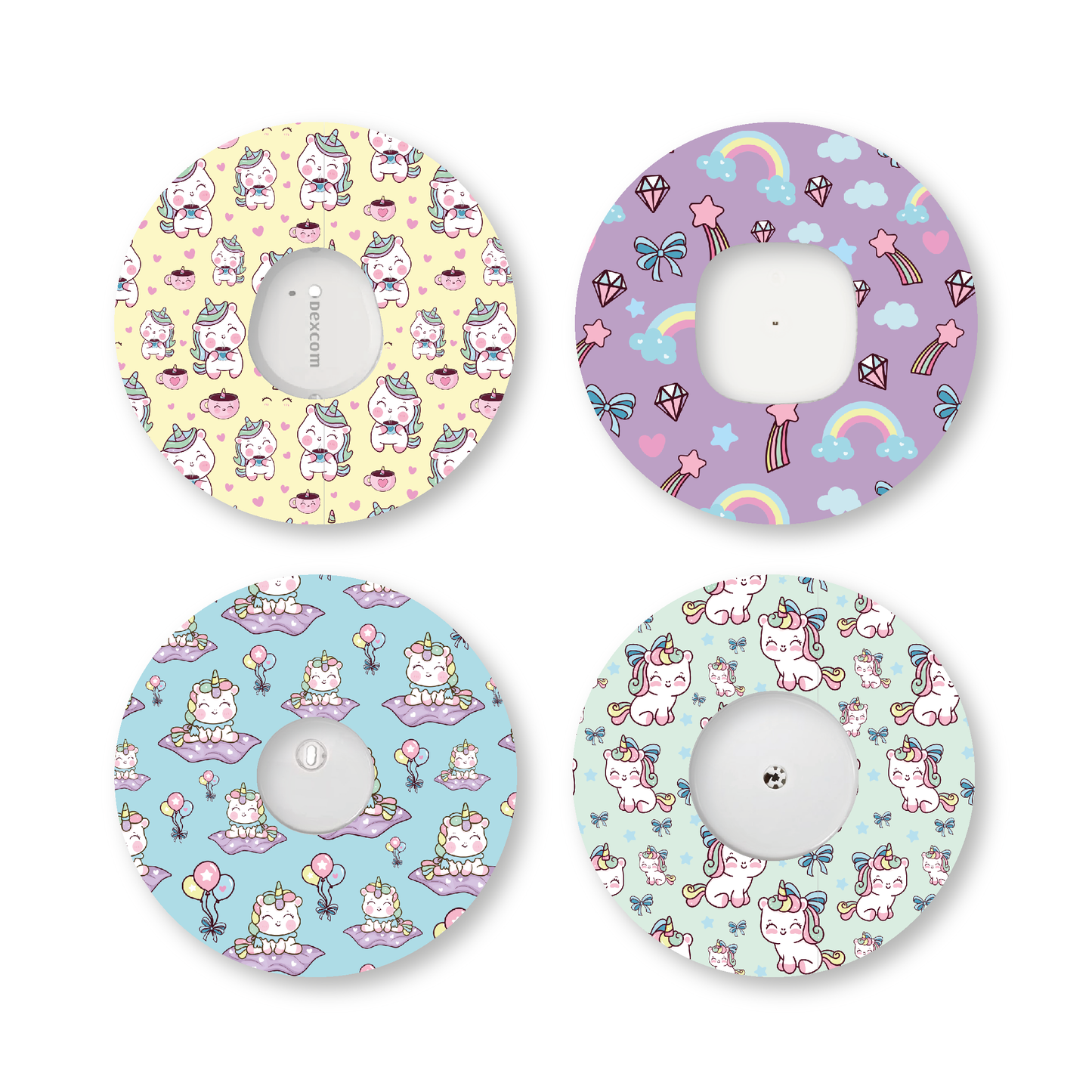 “Pastel Parade” - Waterproof CGM Overpatches for Dexcom, Libre, Medtronic & Medtrum