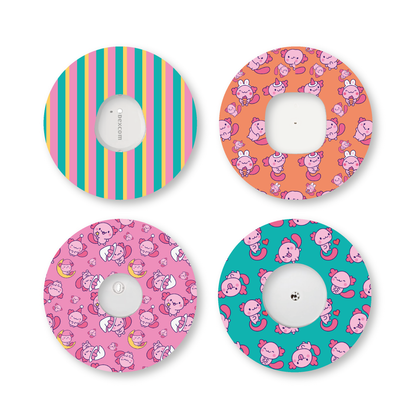 “Axolotl Tots” - Waterproof CGM Overpatches for Dexcom, Libre, Medtronic & Medtrum