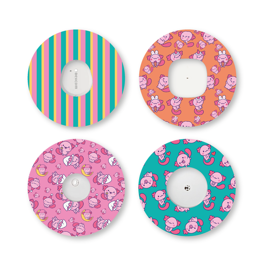 “Axolotl Tots” - Waterproof CGM Overpatches for Dexcom, Libre, Medtronic & Medtrum