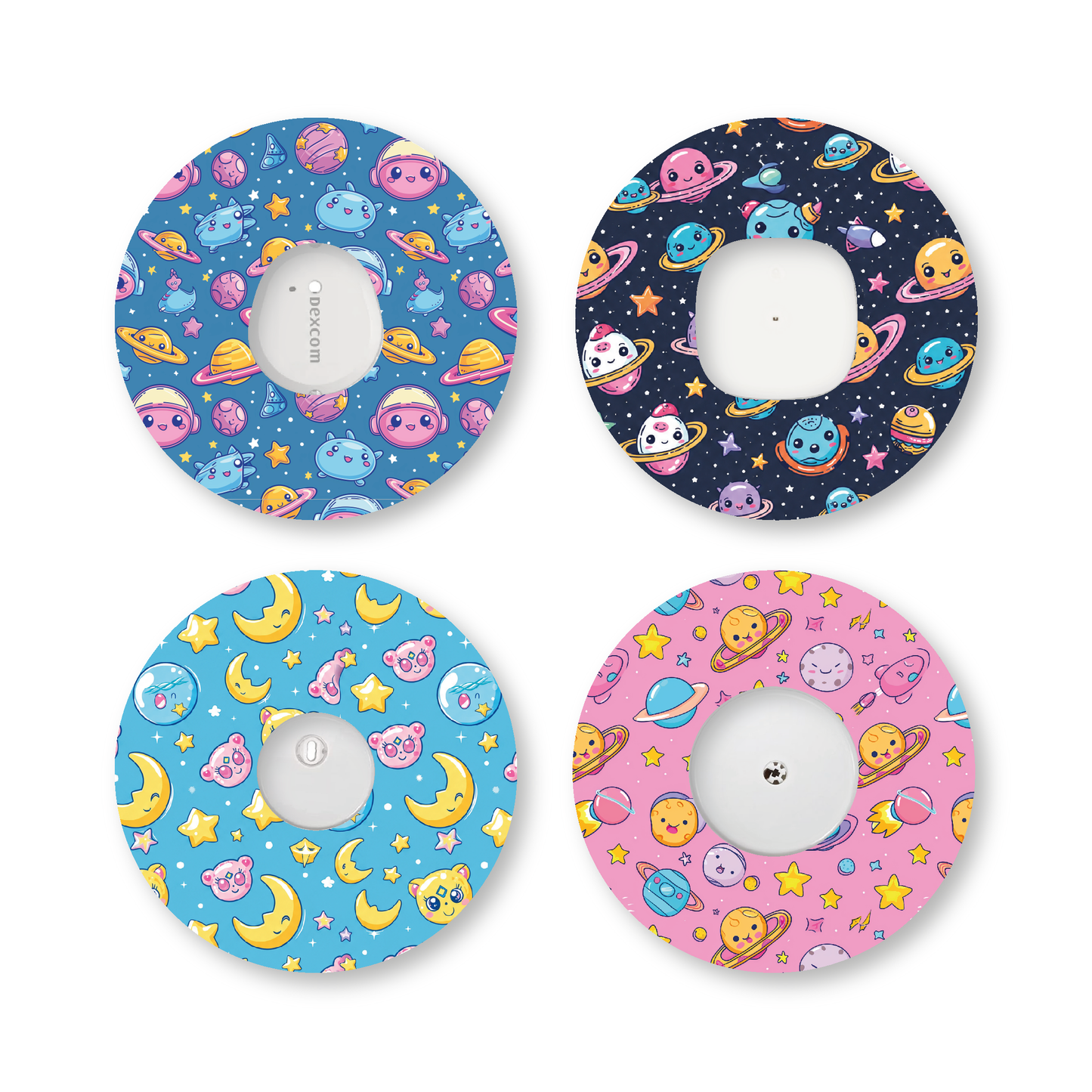 “Cosmic Cuties” - Waterproof CGM Overpatches for Dexcom, Libre, Medtronic & Medtrum