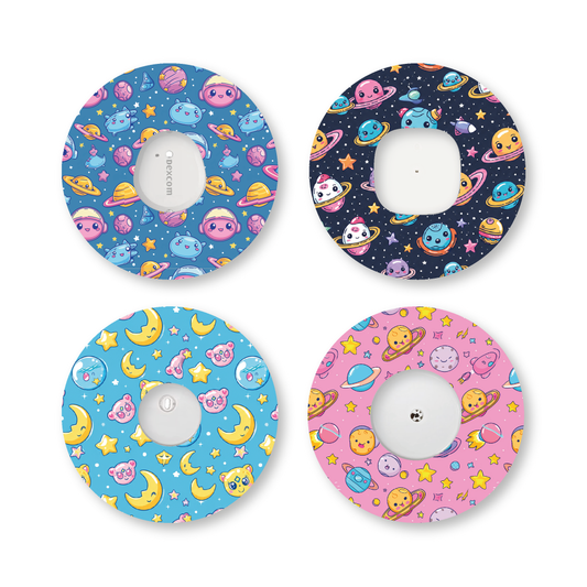 “Cosmic Cuties” - Waterproof CGM Overpatches for Dexcom, Libre, Medtronic & Medtrum