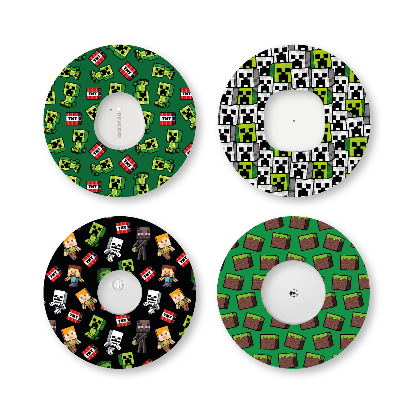 “Creeper World” - Waterproof CGM Overpatches for Dexcom, Libre, Medtronic & Medtrum