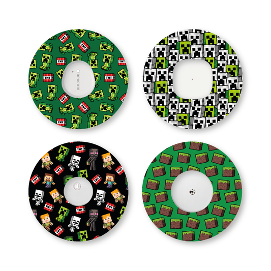 “Creeper World” - Waterproof CGM Overpatches for Dexcom, Libre, Medtronic & Medtrum