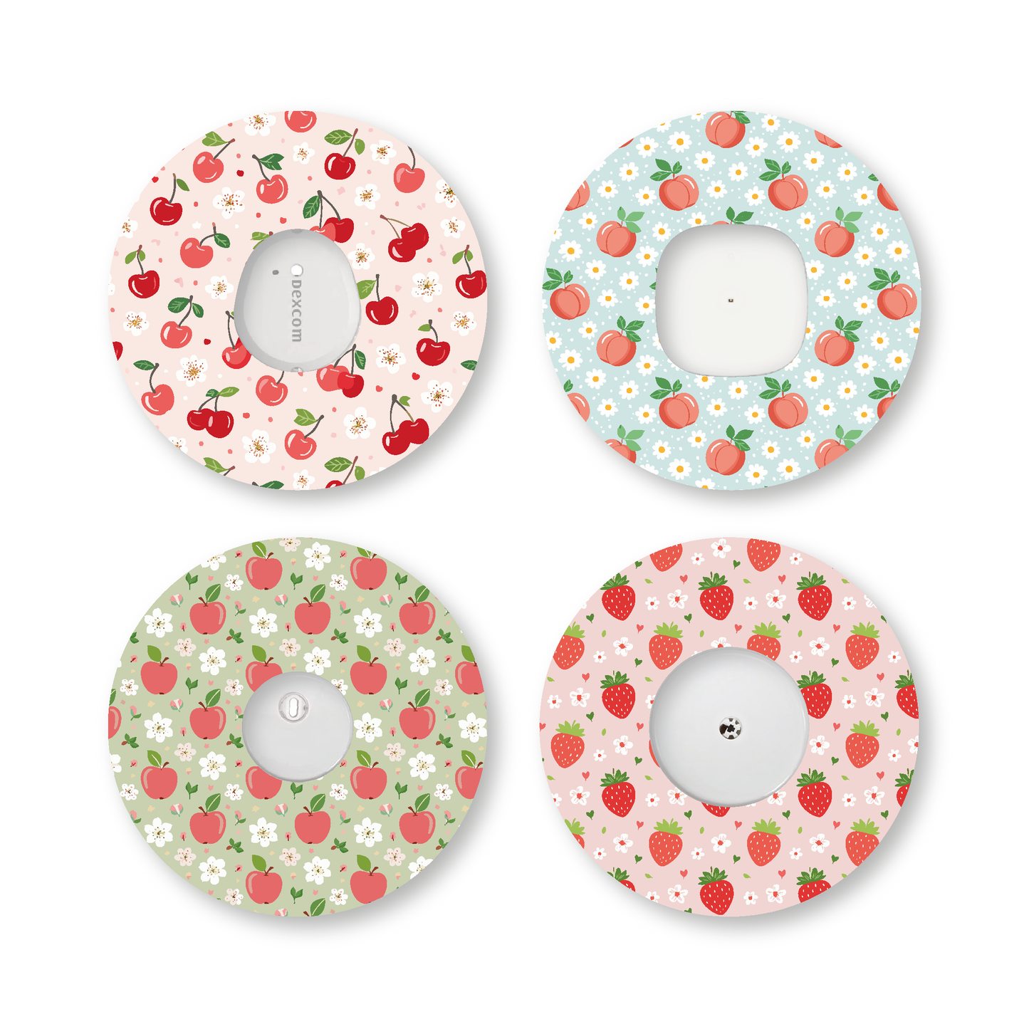 “Cherry Dream” - Waterproof CGM Overpatches for Dexcom, Libre, Medtronic & Medtrum