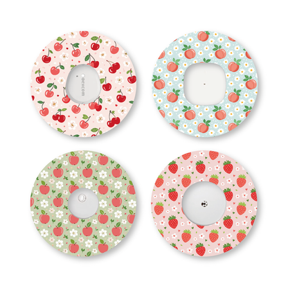 “Cherry Dream” - Waterproof CGM Overpatches for Dexcom, Libre, Medtronic & Medtrum