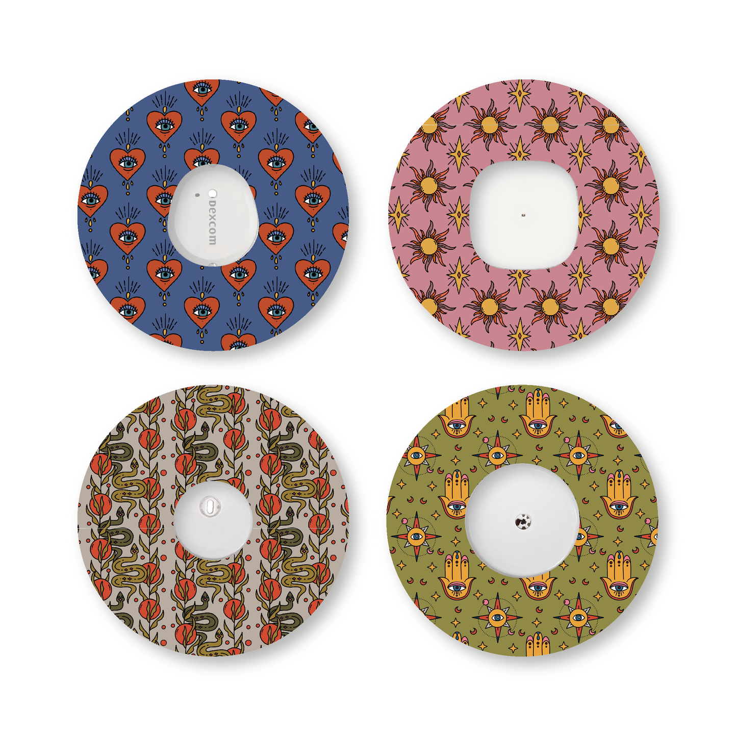 “Celestial Charm” - Waterproof CGM Overpatches for Dexcom, Libre, Medtronic & Medtrum