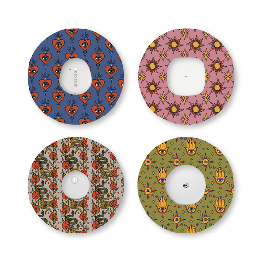 “Celestial Charm” - Waterproof CGM Overpatches for Dexcom, Libre, Medtronic & Medtrum