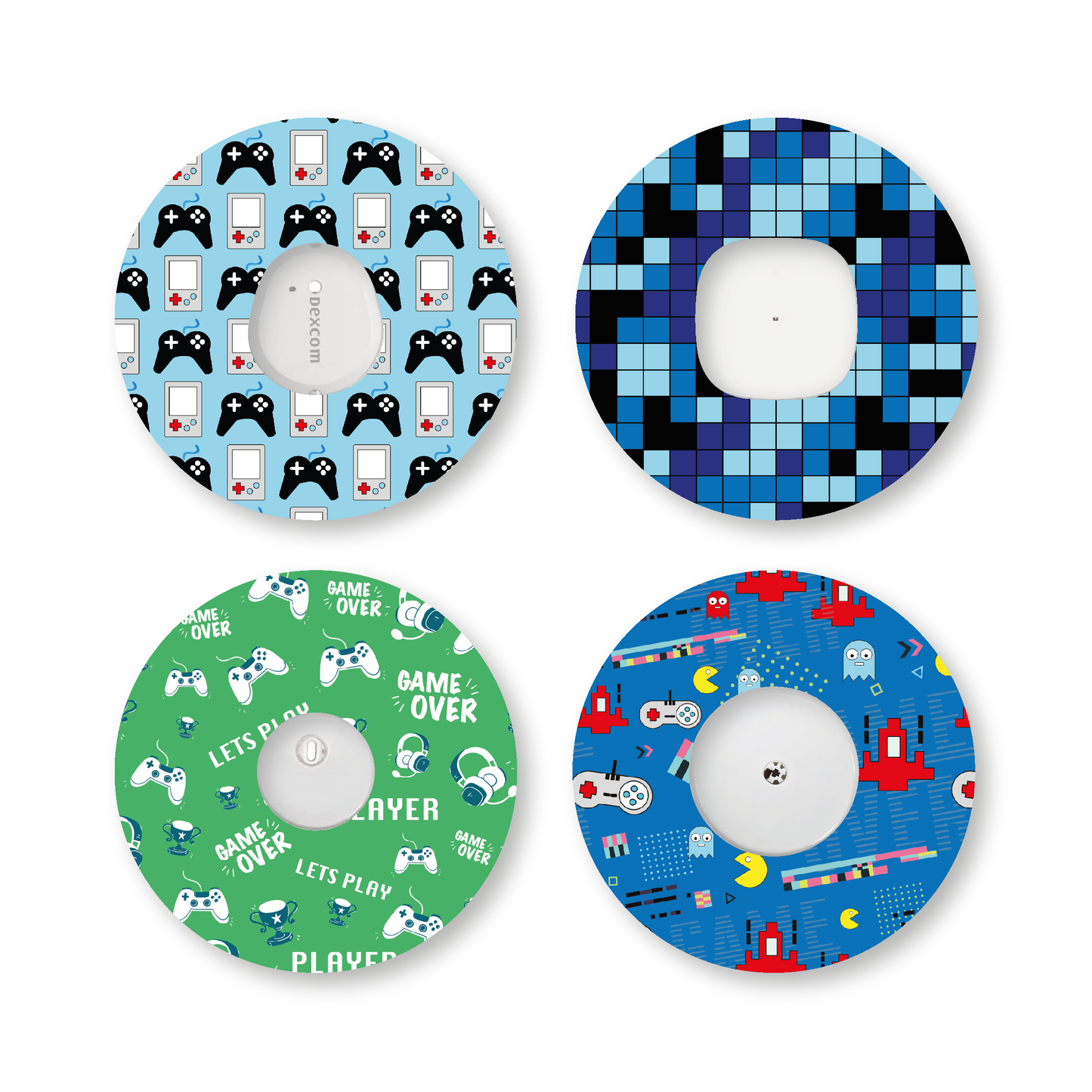 “Pixel Player” - Waterproof CGM Overpatches for Dexcom, Libre, Medtronic & Medtrum