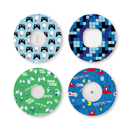 “Pixel Player” - Waterproof CGM Overpatches for Dexcom, Libre, Medtronic & Medtrum