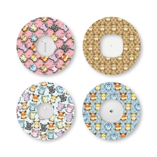 “Pixel Critters” - Waterproof CGM Overpatches for Dexcom, Libre, Medtronic & Medtrum