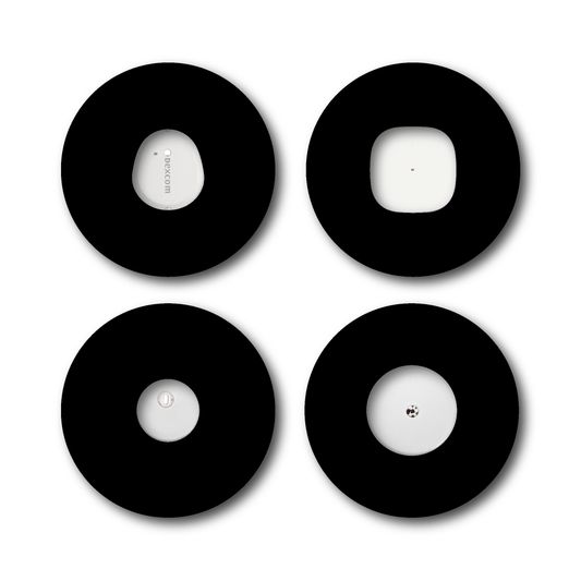 “Black” - Waterproof CGM Overpatches for Dexcom, Libre, Medtronic & Medtrum