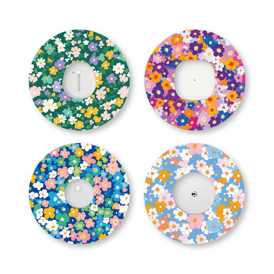 “Floral Bliss” - Waterproof CGM Overpatches for Dexcom, Libre, Medtronic & Medtrum