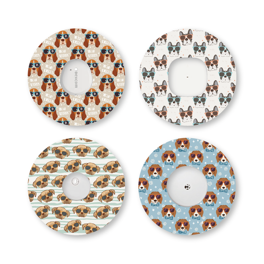 “Hip Hounds” - Waterproof CGM Overpatches for Dexcom, Libre, Medtronic & Medtrum