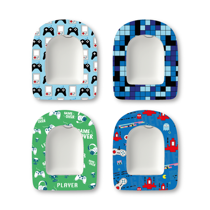 “Pixel Player” - Waterproof CGM Overpatches for Dexcom, Libre, Medtronic & Medtrum
