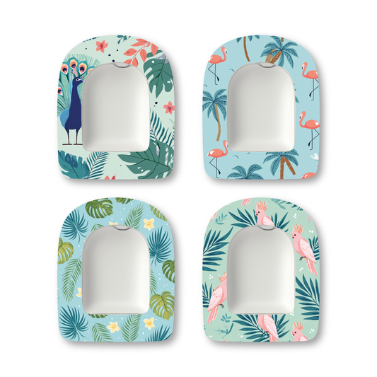 “Tropical” - Waterproof CGM Overpatches for Dexcom, Libre, Medtronic & Medtrum
