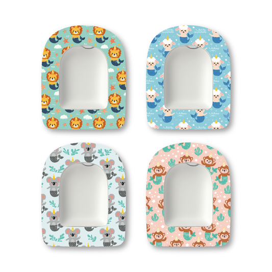 “Mermaid Pals” - Waterproof CGM Overpatches for Dexcom, Libre, Medtronic & Medtrum