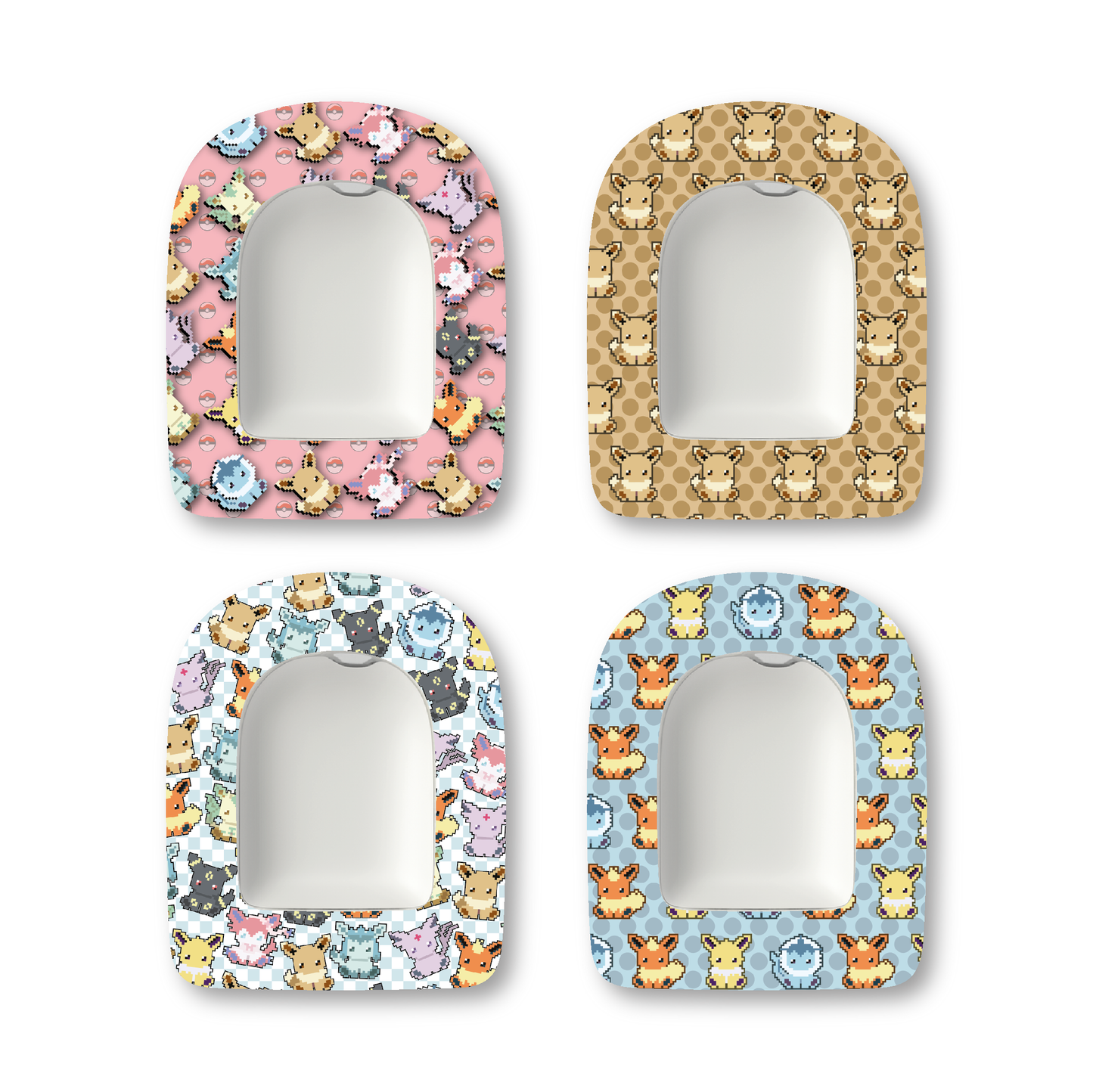 “Pixel Critters” - Waterproof CGM Overpatches for Dexcom, Libre, Medtronic & Medtrum