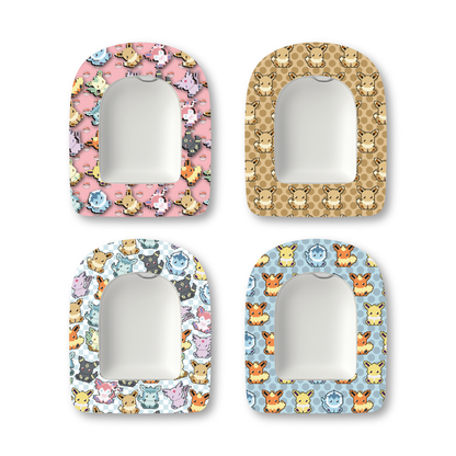 “Pixel Critters” - Waterproof CGM Overpatches for Dexcom, Libre, Medtronic & Medtrum